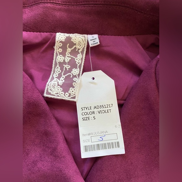 Sadie & Sage Violet Cropped Jacket  NWT - Picture 8 of 13
